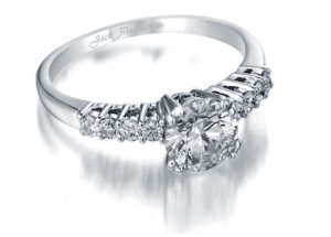 7 stone diamond engagement ring 