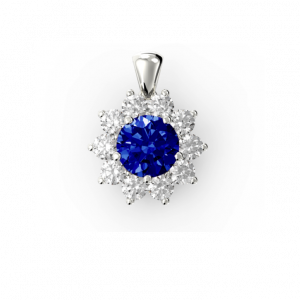 pendant sapphire