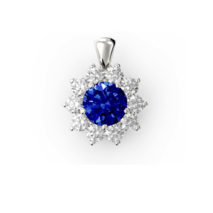 pendant sapphire