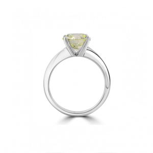 Rare Yellow Scarlett Engagement Ring-solitaire diamond ring
