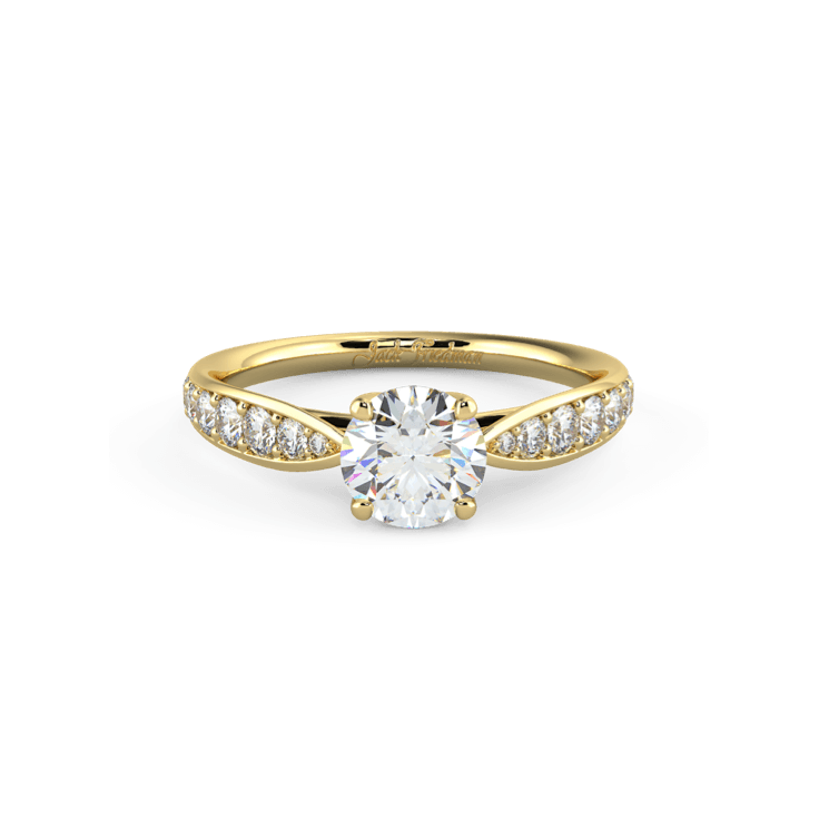 kay pave engagement ring