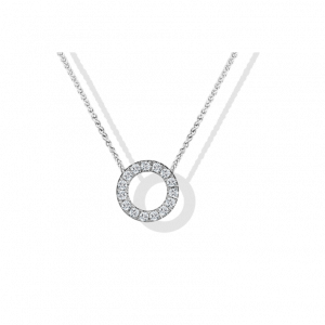 Small Circle of Life Pendant - Diamond Jewellery