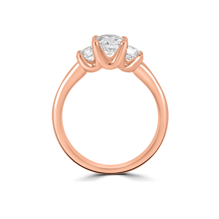 3 stone La Mer Engagement Ring