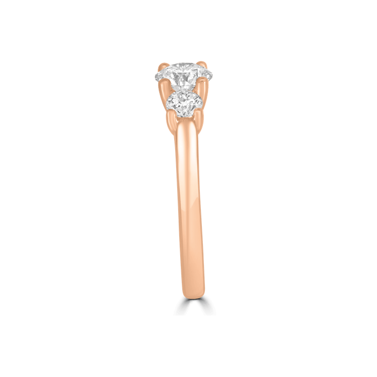 3 stone La Mer Engagement Ring