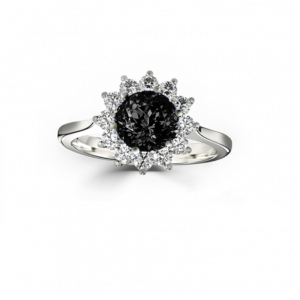 galaxy ring black diamond