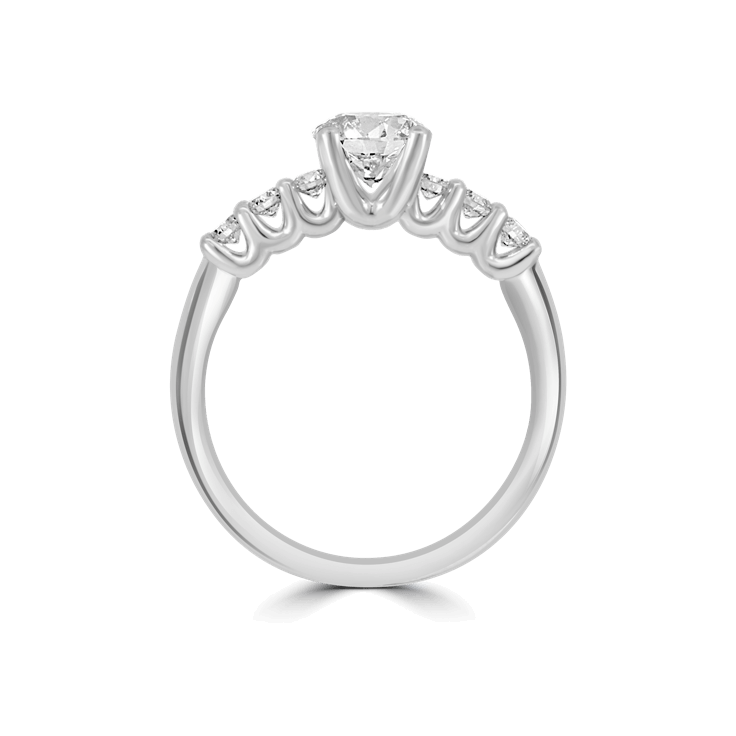 7 stone La Mer Engagement Ring