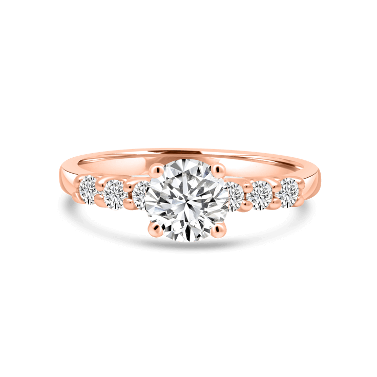7 stone La Mer Engagement Ring