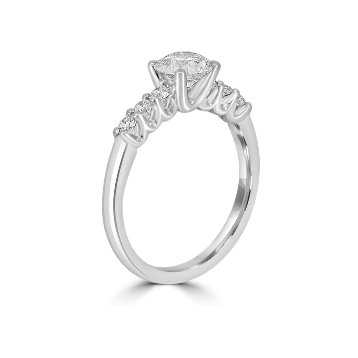 7 stone La Mer Engagement Ring