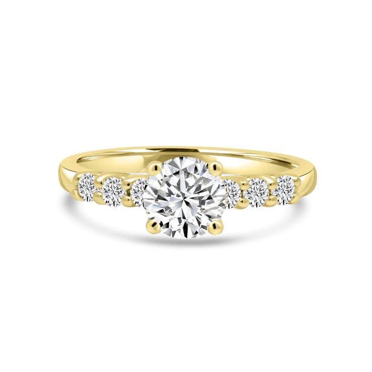 7 stone La Mer Engagement Ring