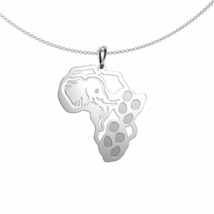 elephant footprint map - Pendant
