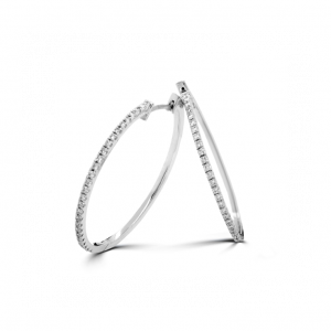 DIAMOND HOOP EARRINGS