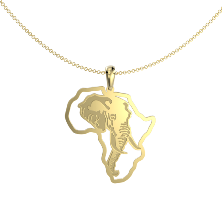 Elephant African map