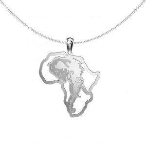 Elephant African Map