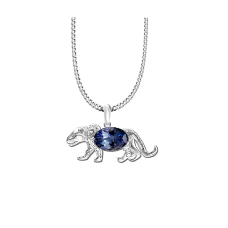 Small Leopard Pendant - Animal Jewellery