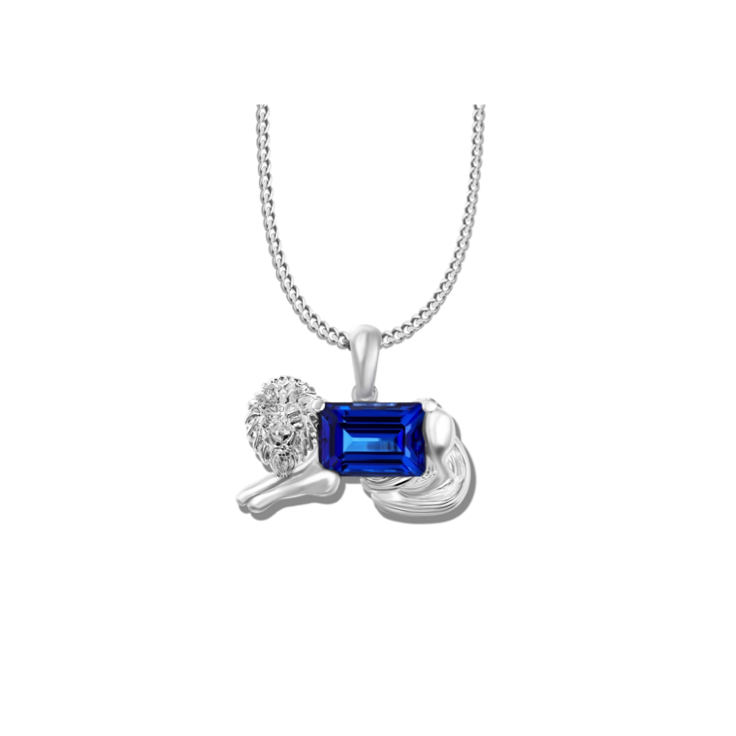 Small Lion Pendant - Animal Jewellery