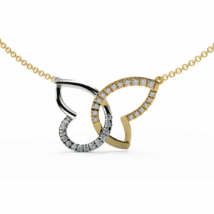 Diamond flutter necklace- Pendant