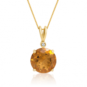 Citrine Holi Pendant