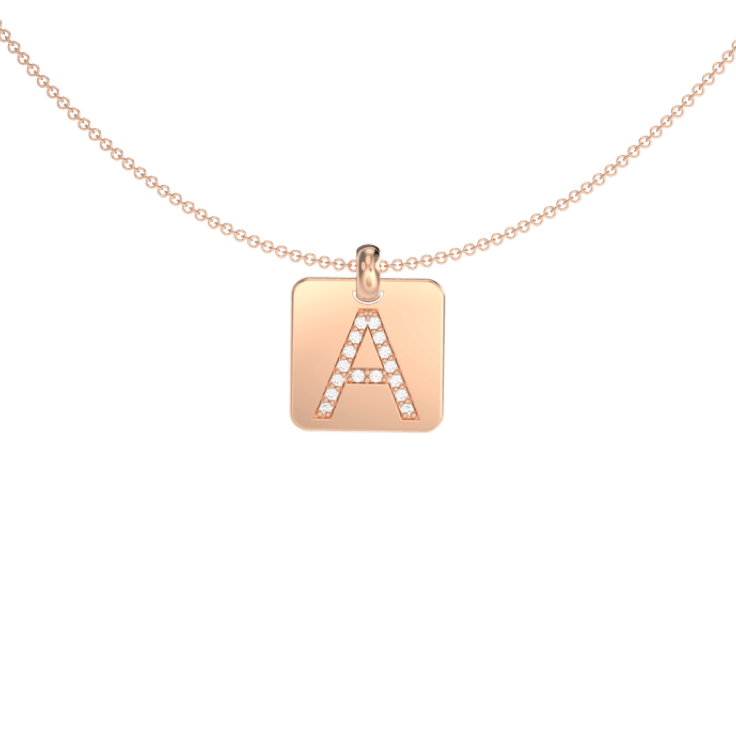Classic Initial Pendant A