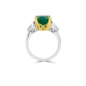 Crisp Emerald Opulence Ring