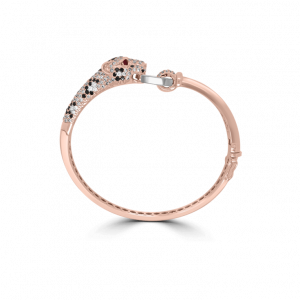 Diamond Leopard Bangle animal jewellery png