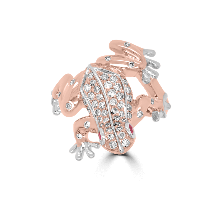 Fancy Diamond Frog-Animal Jewellery