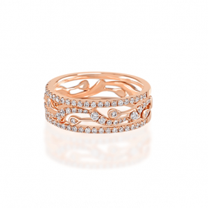 Gold Leaf Filigree Ring