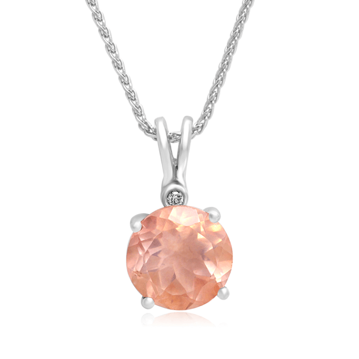 Morganite Holi Pendant