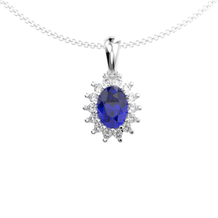Sapphire - Necklace
