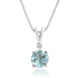 Aquamarine holi pendant
