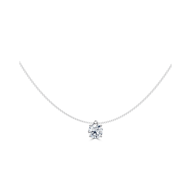 Fitted Loop Diamond Pendant