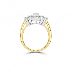 Marquise Cluster Angel Diamond Ring-Diamond Jewellery