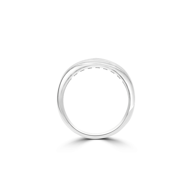 Square Diamond Channel Eternity Band
