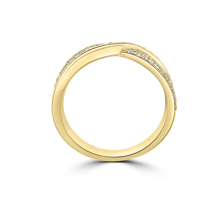 Twist Infinity Diamond Ring-Diamond Jewellery