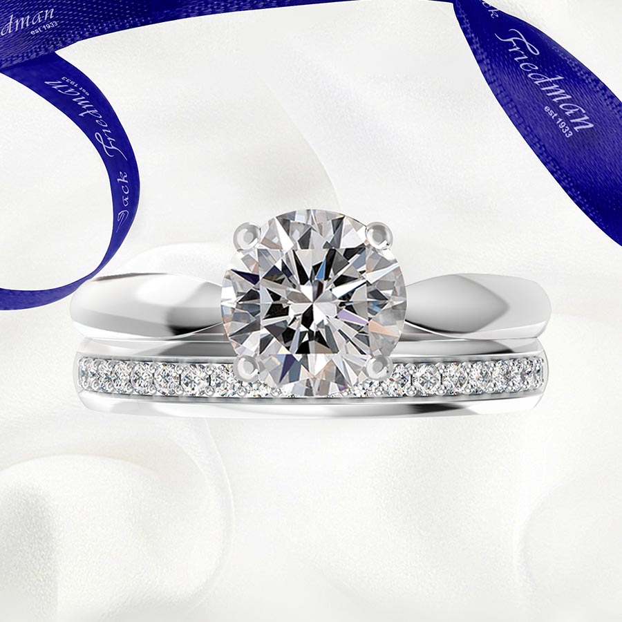 jack friedman the kay diamond engagement ring