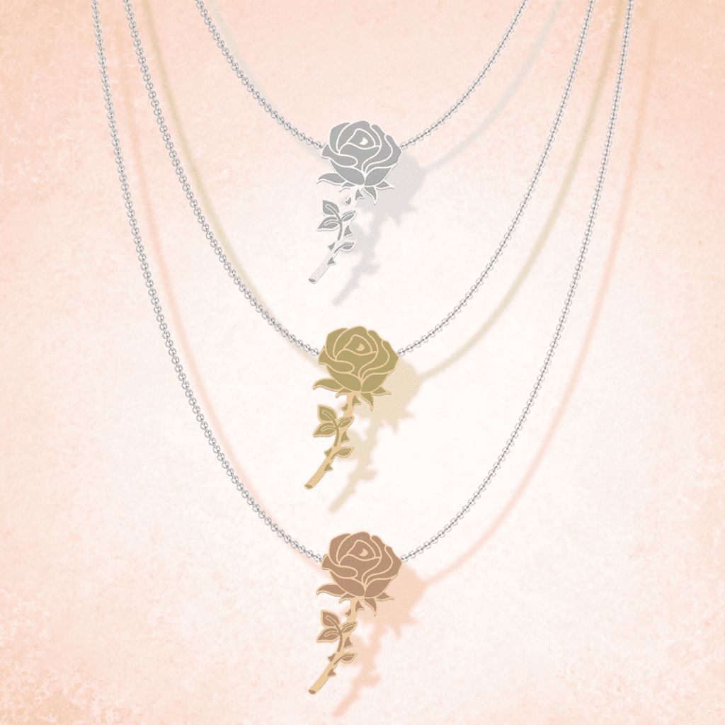 Rose pendants