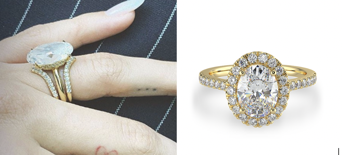 Jack Friedman Engagement Rings similar to Celebrity Rings