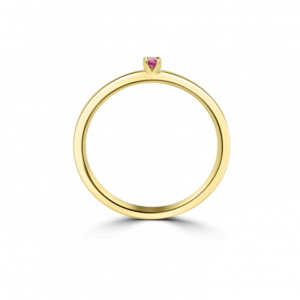Royal Pink Sapphire Stack Ring-gemstone jewellery