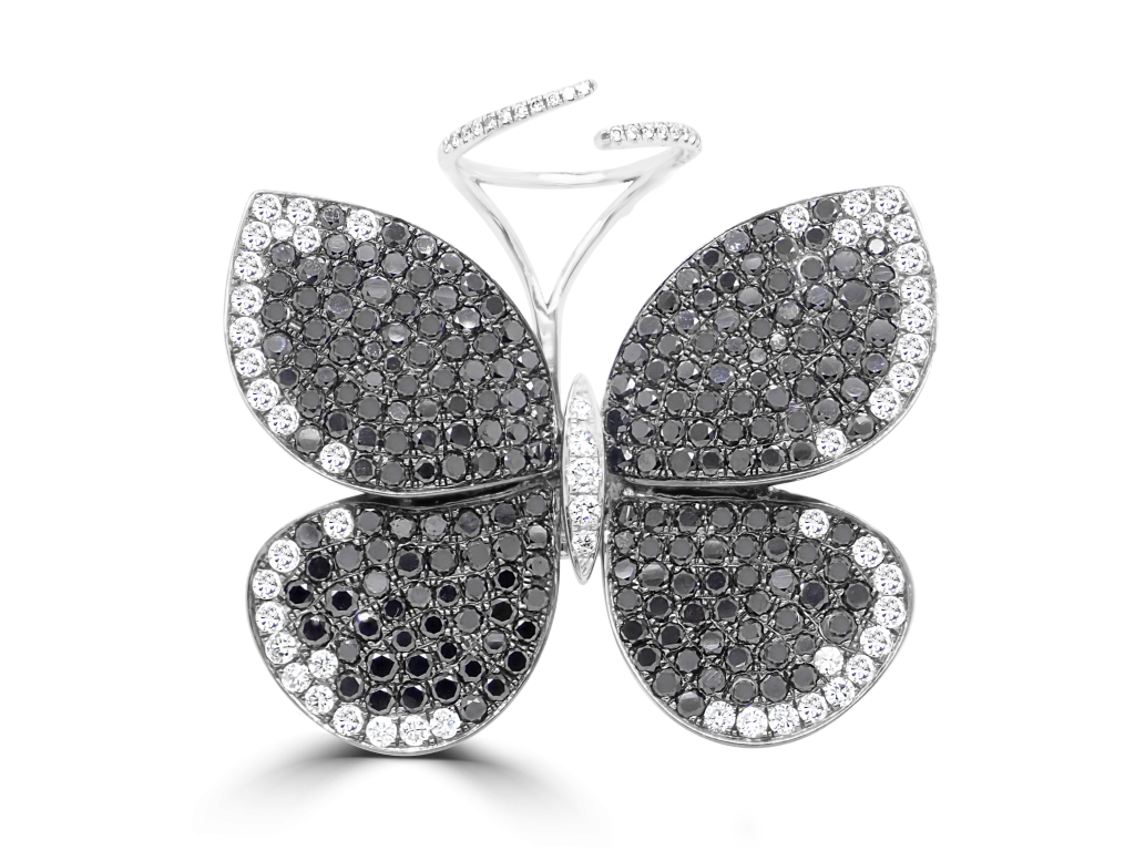 Young Famous and African Netflix Show-Diamond Butterfly Ring
