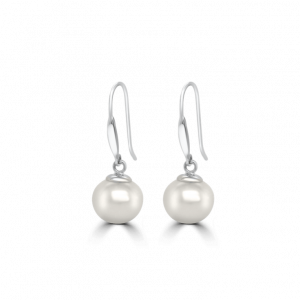 white pearl drop earrings-pearl jewellery