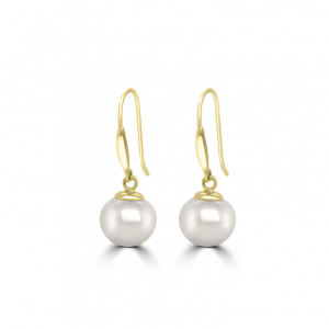 white pearl drop earrings-pearl jewellery