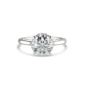 hugging halo engagement ring-halo engagement ring