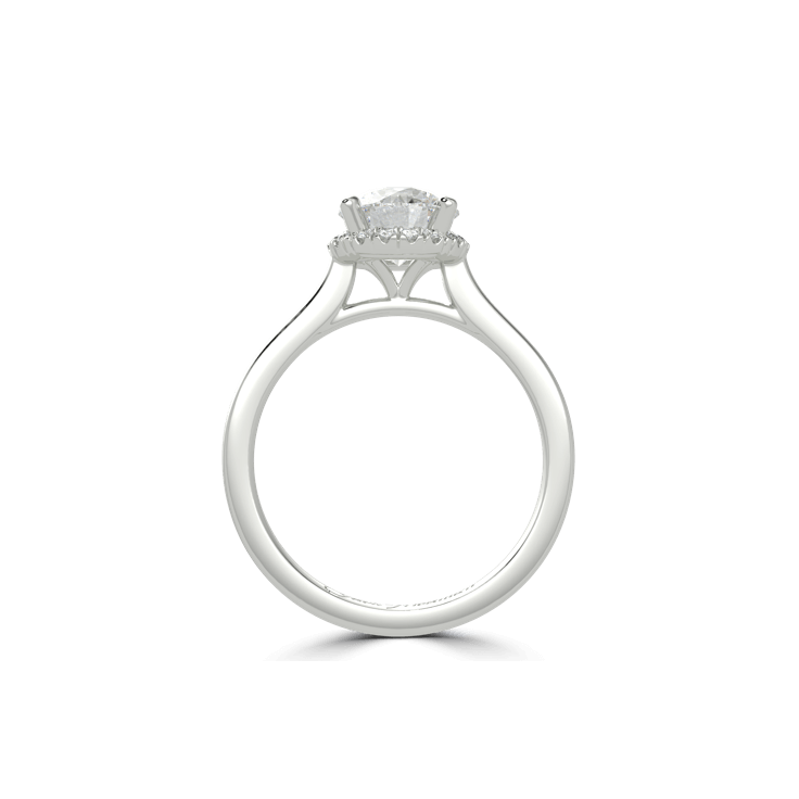 hugging halo engagement ring-halo engagement ring