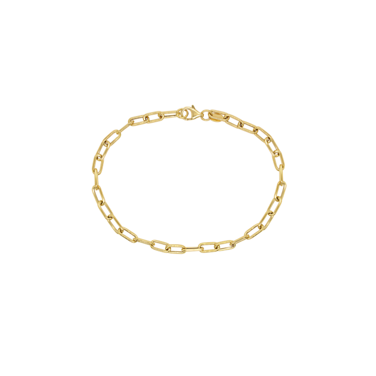 dainty paperclip bracelet