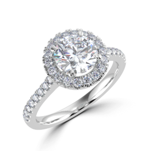 halo engagement ring