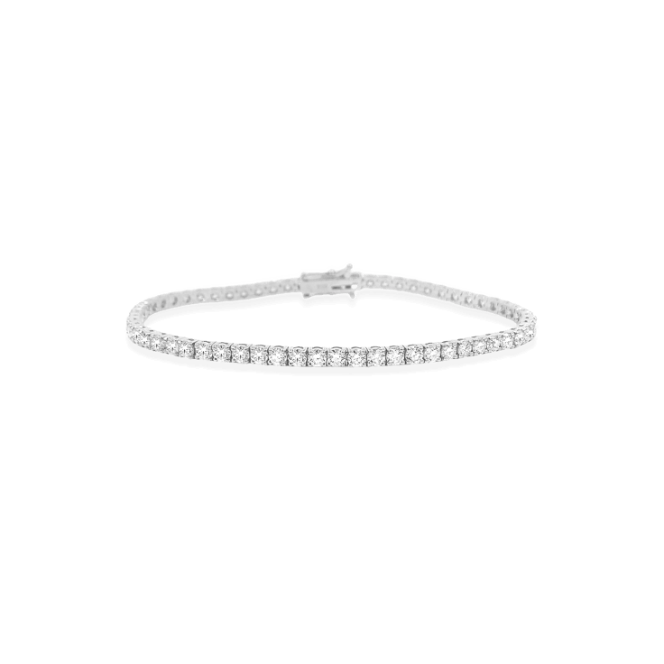 5ct WG Diamond Tennis Bracelet_Diamond Jewellery