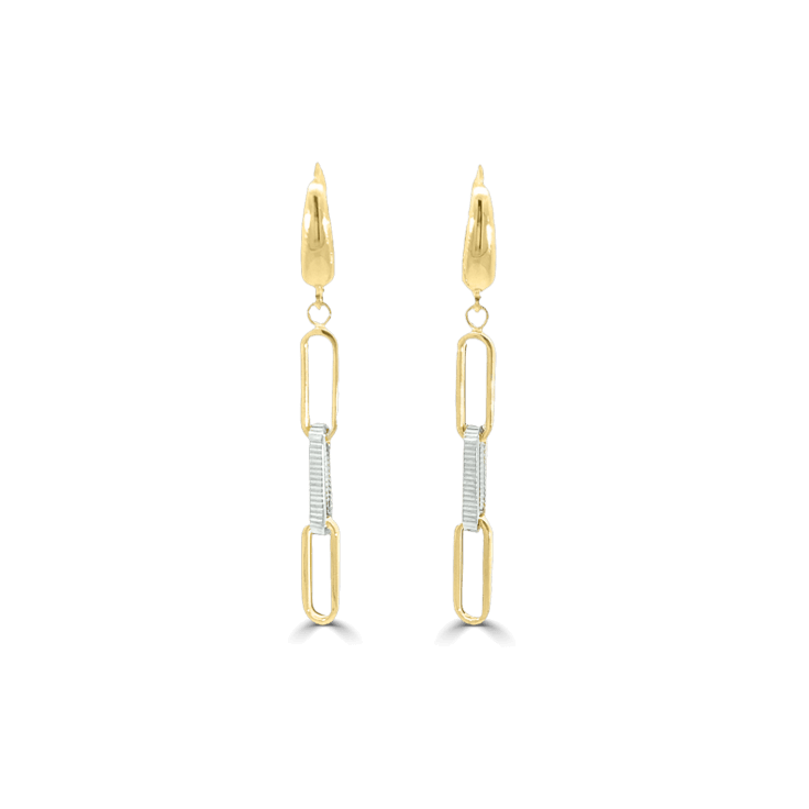 paperclip hoop earrings rolo belcher_paperclip jewellery