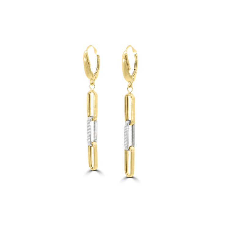 paperclip hoop earrings rolo belcher_paperclip jewellery