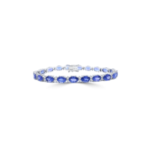 tanzanite diamond tennis bracelet_tanzanite jewellery