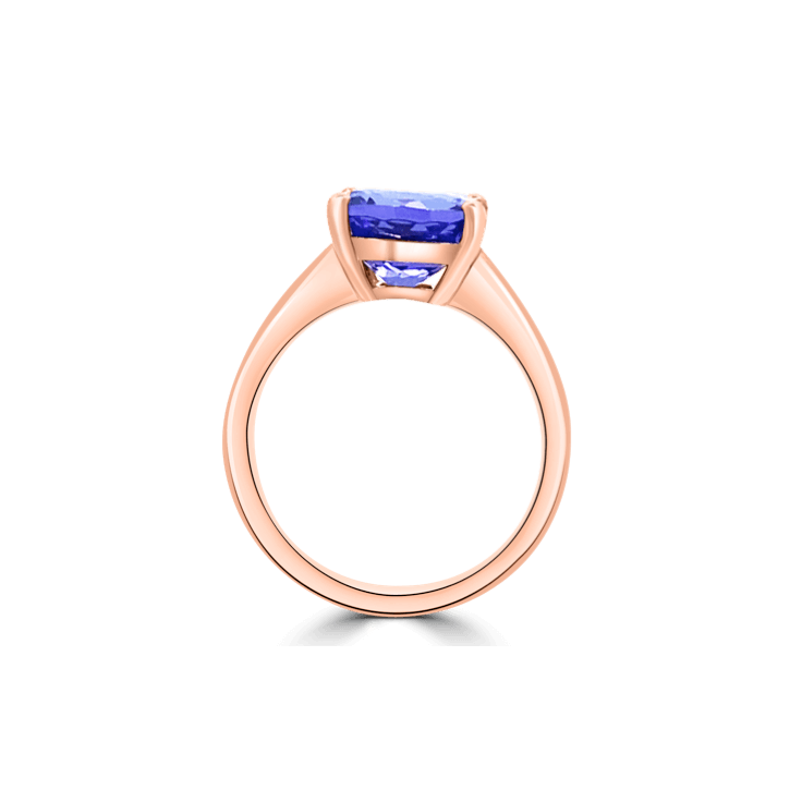 Cushion Tanzanite ring-tanzanite jewellery