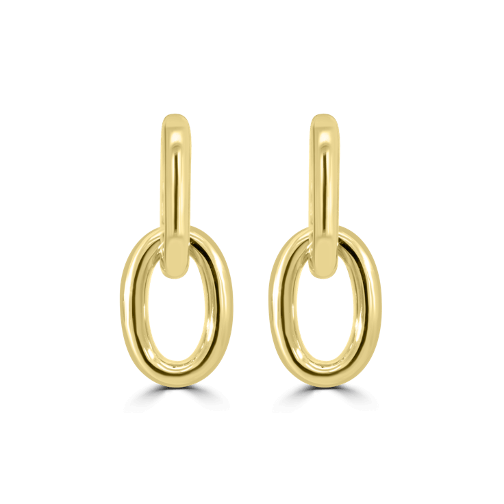 Dual Wear Paperclip Hoop Earrings- Paperclip Jewellery